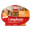 Image 1 : HORMEL COMPLEATS TURKEY & DRESSING MICROWAVE TRAY, 10 OZ. (6 PACK)