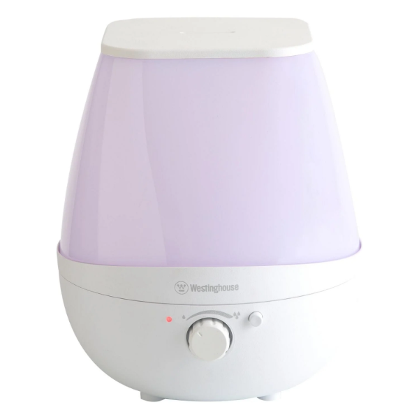 WESTINGHOUSE 2L COOL MIST ULTRASNIC COLOR CHANGING HUMIDIFIER (USED)
