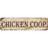 Image 1 : YOYUJU CHICKEN COOP SIGN ALUMINUM METAL PLAQUE RUSTIC TIN SIGN