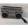 Image 2 : ON RETRO GLOW BLUETOOTH CASSETTE/RADIO BOOM BOX WITH LED LIGHTS  (NEW)