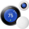 Image 1 : GOOGLE NEST LEARNING SMART THERMOSTAT  -N