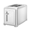 Image 1 : CUISINART 2 SLICE STAINLESS TOUCH SCREEN DIGITAL TOASTER (USED)