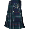 Image 1 : KREEQE KILT FOR MEN SCOTTISH UTILITY KILT 14OZ TARTAN SKIRT HIGHLAND CASUAL KILT STYLE (SIZE:36)