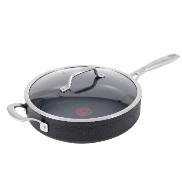 T-FAL STONE FORCE 5-QUART NONSTICK JUMBO COOKER WITH LID -SU