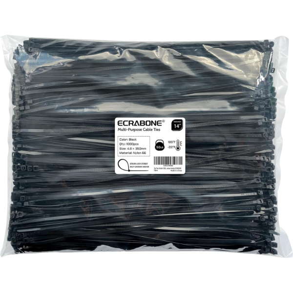ZIP TIES 14INCH 1000 PACK