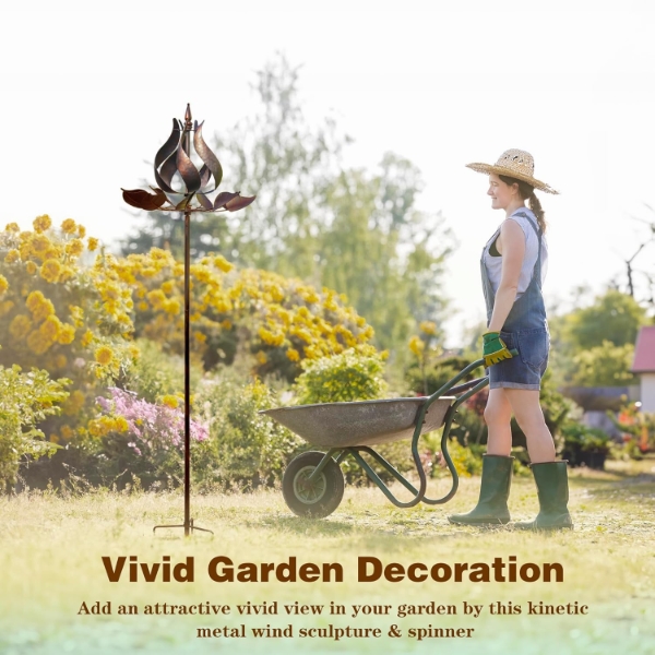 Winwindspinner, Tulip Wind Spinners Yard Garden