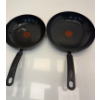 Image 1 : T-FAL 2-PIECE SKILLET SET, HEAVY GAUGE FORGED ALUMINIUM WITH TITANIUM NON-STICK -U