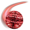Image 1 : LUMISPHERE HAND-CONTROLLED ACTION ORB IN RED -N