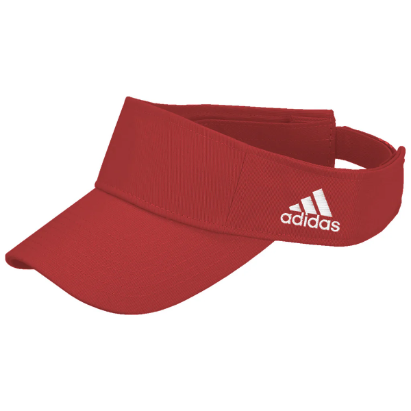 ADIDAS MENS/UNISEX VISOR HAT BLUE/RED 2 PCS (NEW, NO BOX)