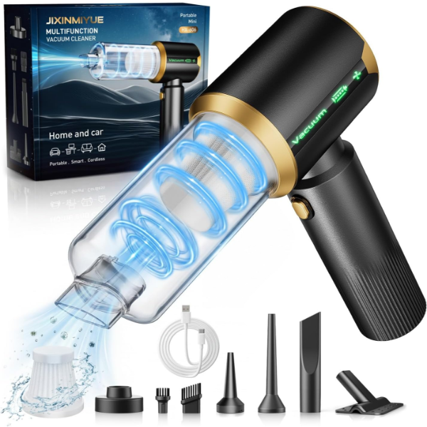 CORDLESS CAR HANDHELD VACUUM: ULTRA-STRONG SUCTION -N