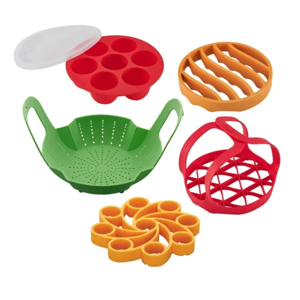 TUPPERWARE SILICONE ESSENTIAL ACCESSORIES SET (SLIGHTLY USED)