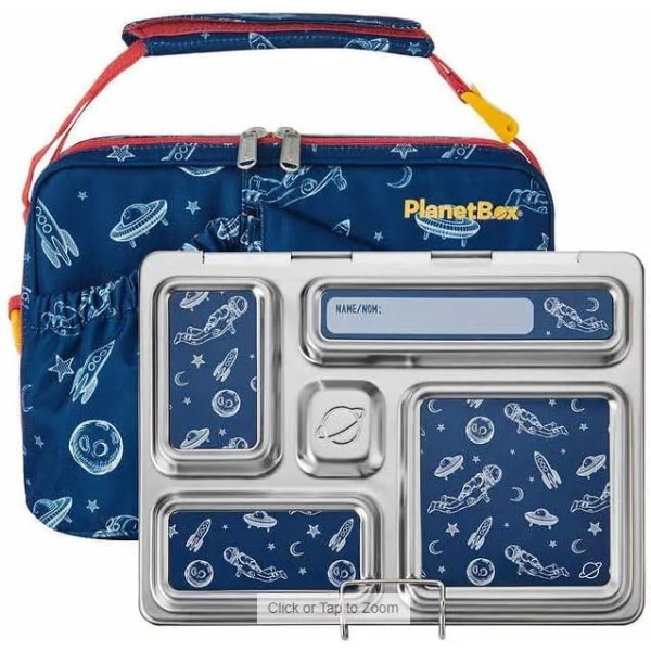 NIKNESH PLANET STAINLESS STEEL LUNCH BOX (SLIGHTLY USED)