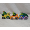 Image 2 : TEENAGE MUTANT NINJA TURTLES RAD RIP RACERS SET OF 3 (SLIGHTLY USED)