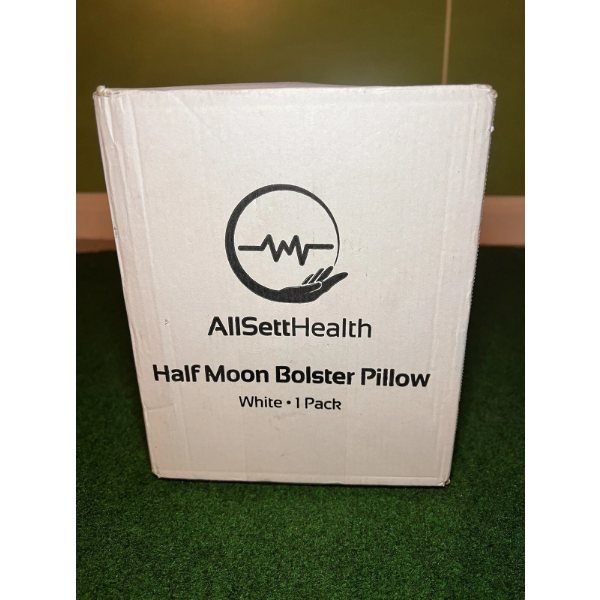 ALLSETT HEALTH HALF MOON BOLSTER PILLOW (USED)