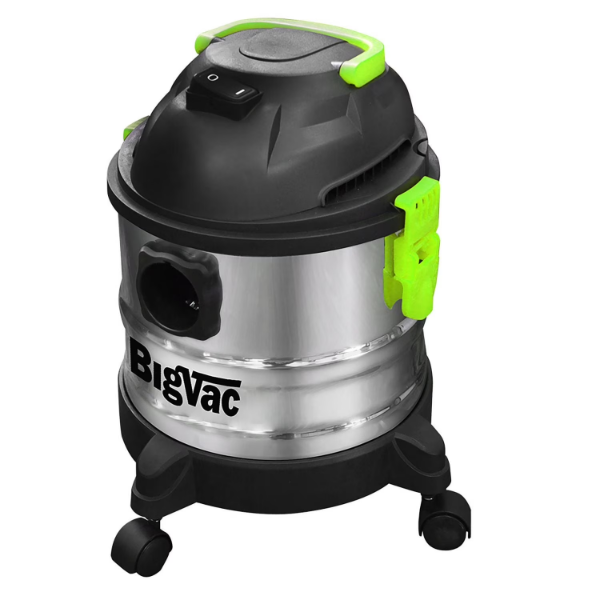 BIG VAC 4 GALLON WET/DRY STAINLESS STEEL VACUUM -UMP