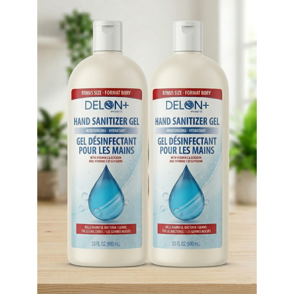 DELON HAND SANITIZER GEL 982ML (NEW)