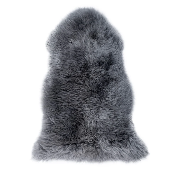 NATURALLY SHEEPSKINS SILVER GREY 44X22 -SU