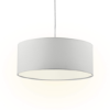 Image 1 : MODERN FABRIC PENDANT LIGHT, 15" CLASSIC 3-LIGHT DRUM CEILING CHANDELIER