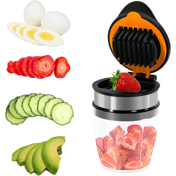STRAWBERRY SLICER:FRUIT CUP SLICER FOR STRAWBERRY