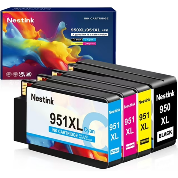 950XL 951XL COMBO COMPATIBLE FOR HP 950 XL 951 XL INK CARTRIDGE REPLACEMENT FOR HP OFFICEJET PRO