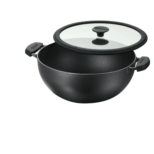 TRAMONTINA CAST IRON DEEP KADAI -U