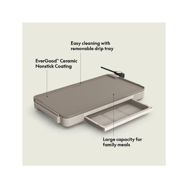 BELLA CERAMIC GRIDDLE 