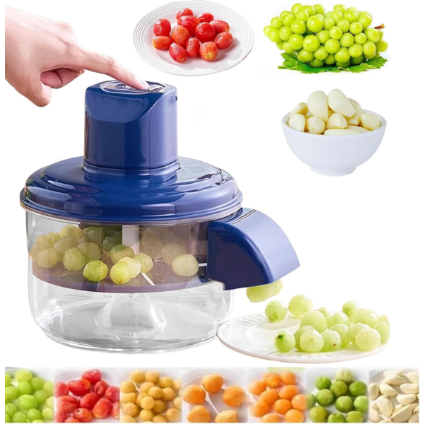 AUTOMATIC FRUIT GRAPE TOMATO GARLIC PEELING MACHINE KITCHEN GADGET -N
