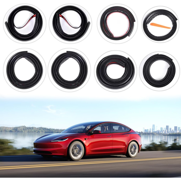 CAR DOOR RUBBER SEAL STRIP KIT