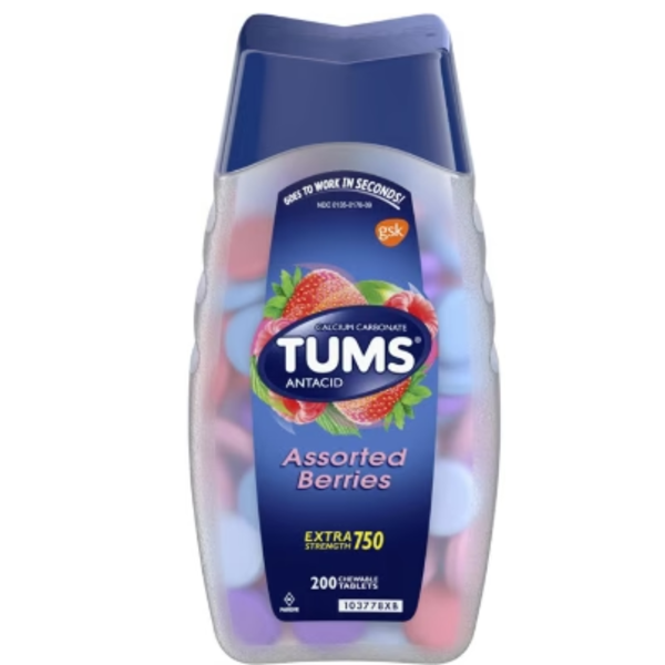 TUMS EXTRA STRENGTH 200 TABLETS