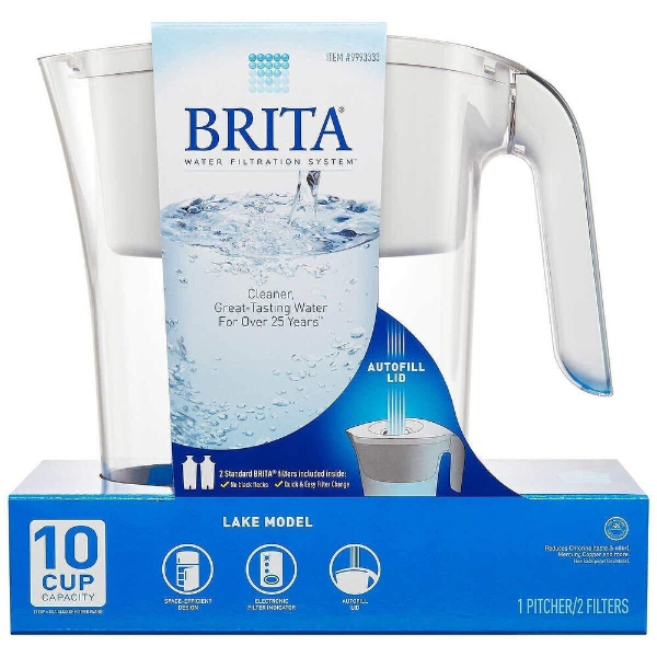 BRITA LAKE MODEL WHITE 10 CUP -UMP