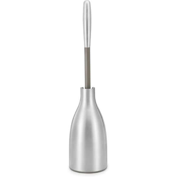 POLDER STAINLESS STEEL TOILET BRUSH CADDY -U