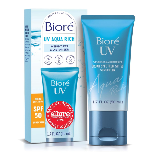 BIORÉ UV AQUA RICH WEIGHTLESS MOISTURIZER - SPF 50