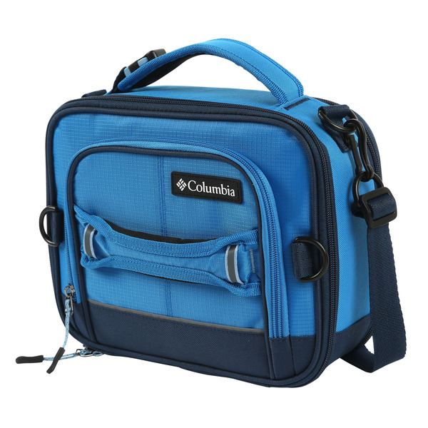 COLUMBIA - EXPANDABLE INSULATED LUNCH BAG BLUE (USED, NO BOX)