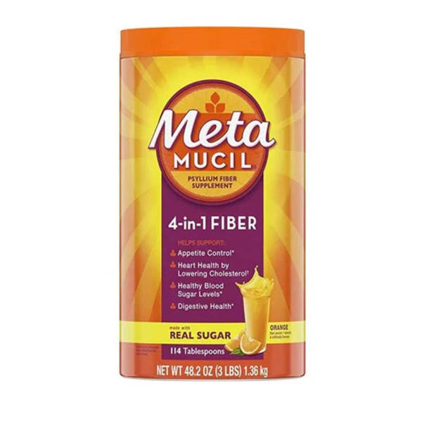 METAMUCIL 4IN1 FIBER POWDER SUGAR FREE -N