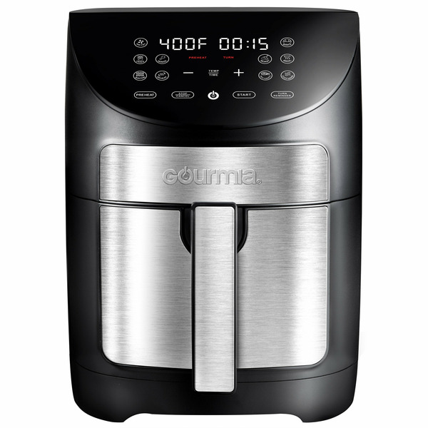 GOURMIA 6.7-L / 7-QT DIGITAL WINDOW AIR FRYER (USED, NO BOX, MISSING PARTS)