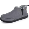 Image 1 : HOMETOP SOFT MICROSUEDE SHERPA LINED HOUSE SHOES FOR MEN. (SIZE-46)