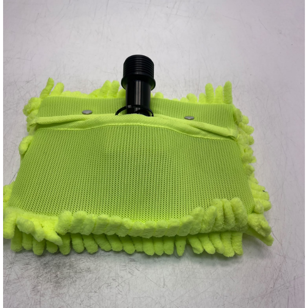 MICROFIBER DUST MOP WITH HANDLE TELESCOPING POLE FLOOR CLEANER NOODLE MOP (GREEN) -N