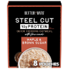 Image 1 : BETTER OATS STEEL CUT PROTEIN MAPLE AND BROWN SUGAR OATMEAL WITH FLAX SEEDS
