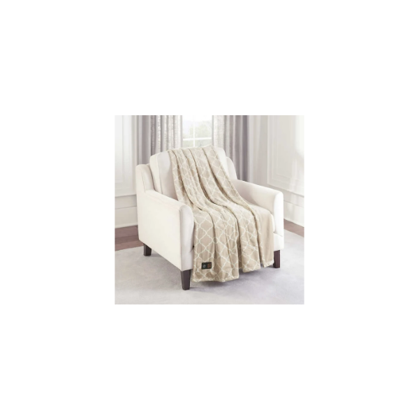 BROOKSTONE HEATED THROW