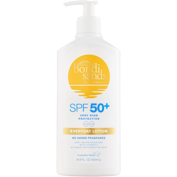 BONDI SANDS SPF 50+ FRAGRANCE FREE - SUNSCREEN LOTION VALUE PUMP PACK -N, E: 2028