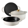 Image 1 : Tramontina Stackable Enameled Cast Iron Set