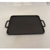 Image 3 : BOBBY FLAY DOUBLE BURNER CAST IRON REVERSIBLE GRIDDLE WITH DUAL HANDLES -U