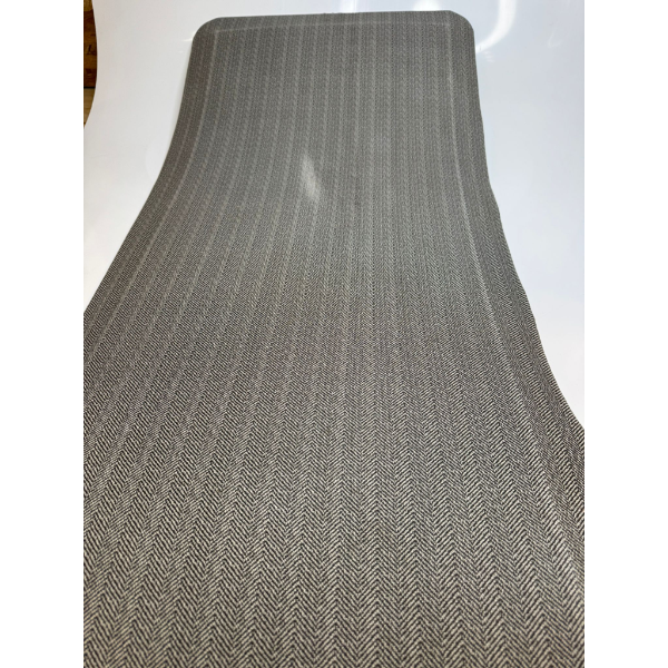 COURTYARD COLLECTION BLACK AND BEIGE INDOOR/OUTDOOR RUNNER (SLIGHTLY USED)