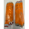 Image 2 : 100PCS HB WOOD PENCILS WITH ERASER TIPS -N