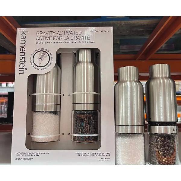 KAMENSTEIN SALT PEPPER GRINDER 2 PIECES (USED)
