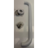Image 2 : AMERILUCK 1-1/4 X 12INCH WHITE KNURLED ADA SAFETY GRAB BAR -N