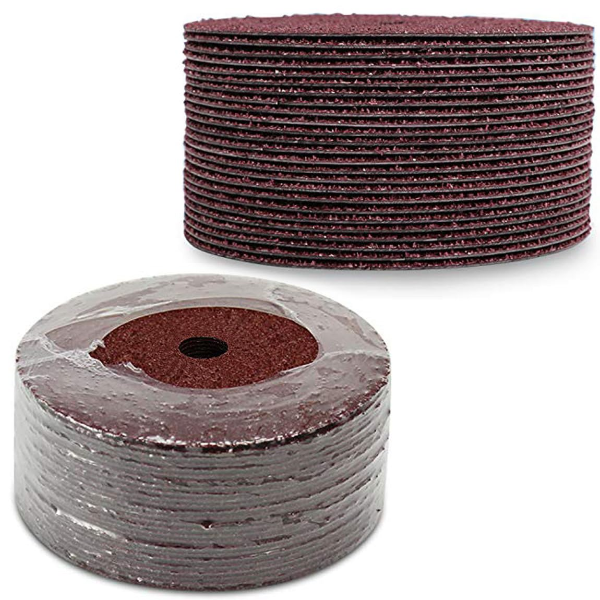 SANDING DISCS 6 INCH 150MM ALUMINUM OXIDE RESIN FIBER GRINDING DISC