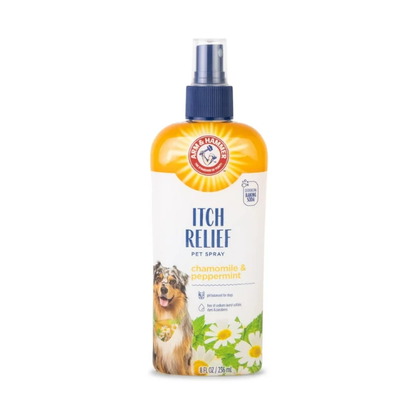 PULVERIZADOR ITCH RELIEF ARM & HAMMER PARA MASCOTAS Y PERROS, 240 ML (NEW, NO BOX)