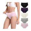 Image 1 : BAMBOO COOL WOMEN'S UNDERWEAR MID WAISTED BRIEF LADIES SEAMLESS PANTIES