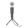 Image 1 : TRUST 21672 MADELL MICROPHONE AND STAND FOR PC AND LAPTOP WITH 3.5 MM PLUG BLACK, 21.0 CM*6.0 CM*7.0